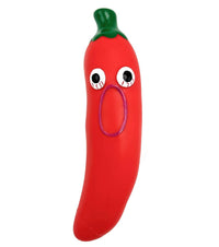 GIANT SCREAMING Red Hot Chili Pepper - Squeaking Noise - Stress Squeeze Gag Toy