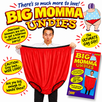 BIG MOMMA UNDIES CULOTTES GRANNY GÉANTES SOUS-VÊTEMENTS GRAND-MÈRE ~ GaG Joke Gift