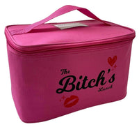 The Bitch's Lunch Box Bag ~ Insulated Ice Chest Pink Cooler Bag - Fun Adult Gift