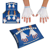 HANDERPANTS Fingerless Gloves Underpants For Your Hands Gag Joke - Archie McPhee