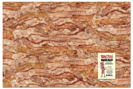 BACON STRIPS Gift Wrap Wrapping Paper – funny gag joke novelty - Archie McPhee