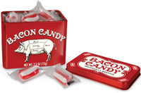 Bacon Flavored Candy - Cool Retro Tin Gift Box - Archie McPhee