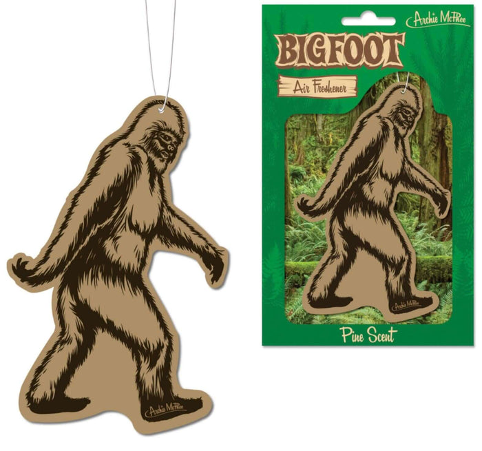 BIGFOOT Car Air Freshener - Deluxe Sasquatch (Pine Scent) - Archie McPhee