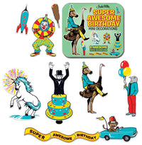 Super Awesome Birthday Mini Party Decorations in Cute Tin -  Archie McPhee