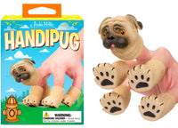 HANDIPUG- Pug Puppy Dog Finger Tiny Hands Puppet Office Toy - Archie McPhee