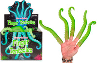 Glow-in-Dark Finger Tentacles (Set of 5) Octopus Hand Puppet Toy - Archie McPhee