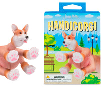 HANDICORGI - Corgi Puppy Dog Finger Tiny Hands Puppet Office Toy - Archie McPhee