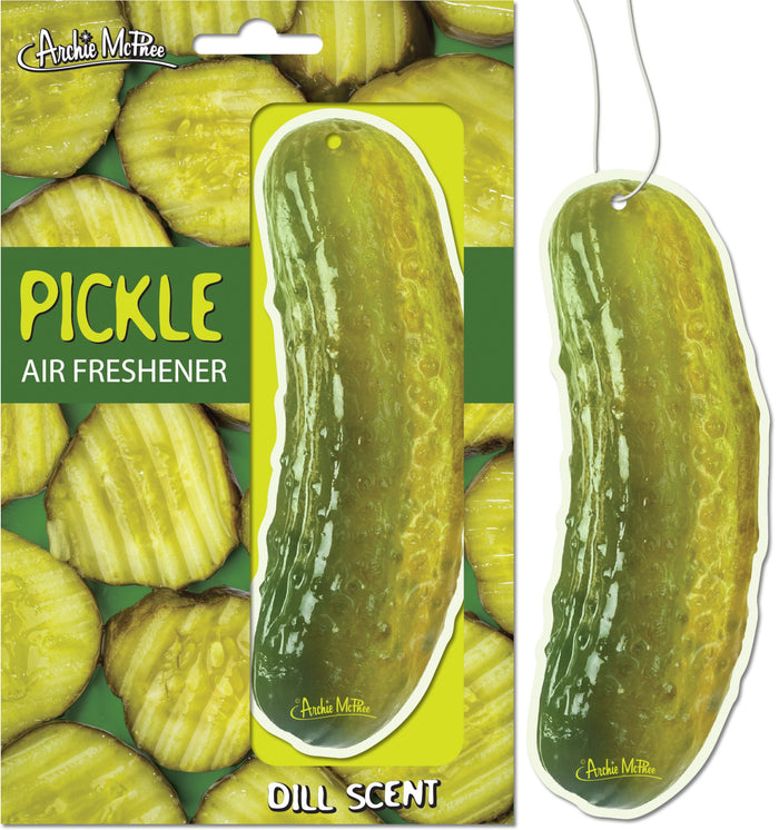 PICKLE Car Air Freshener - Funny! (Dill Pickle Scent) - Archie McPhee