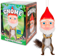 Squirrel Feeder Gnome Head - Wildlife Garden Outdoor Home Gift ~ Archie McPhee