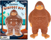 SQUISHY BIGFOOT BFF Squish Squeezable Stress Sasquatch Figure Toy Archie McPhee