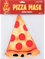 PIZZA MASK - Extra Cheesy Funny Gag Joke Party Costume - Archie McPhee