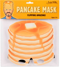 PANCAKE MASK - Flipping Amazing! Funny Gag Joke Party Costume - Archie McPhee