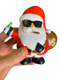 🎅 Funny Bad Santa Talking Stress Toy – Naughty Xmas Gift  | Sound Machine GaG