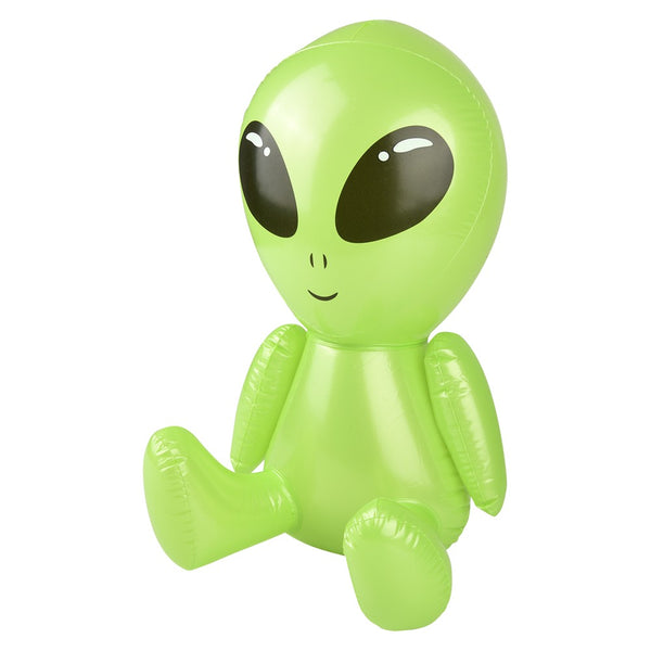 4 TOTAL 🛸 18" Assorted Colors Galactic Alien Inflatable Party Pool Blow Ups 👽