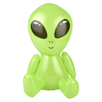 4 TOTAL 🛸 18" Assorted Colors Galactic Alien Inflatable Party Pool Blow Ups 👽