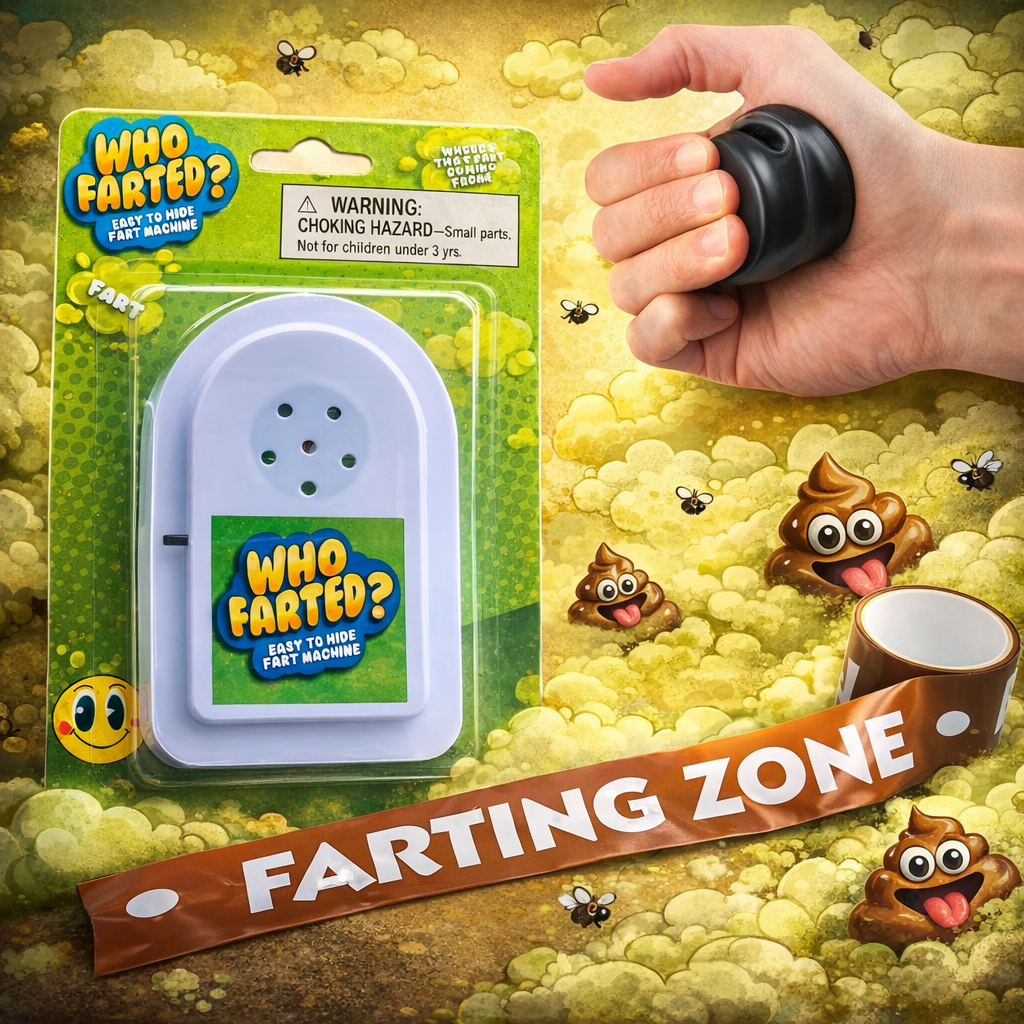 😂💨ULTIMATE FART KIT – Le Tooter + Hidden Prank Device + 50ft Farting Zone Tape