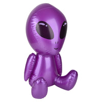 4 TOTAL 🛸 24" Assorted Colors Galactic Alien Inflatable Party Pool Blow Ups 👽