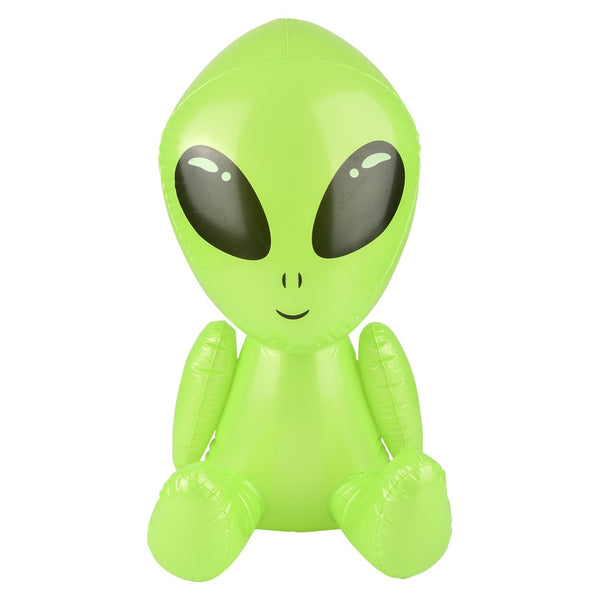 4 TOTAL 🛸 24" Assorted Colors Galactic Alien Inflatable Party Pool Blow Ups 👽