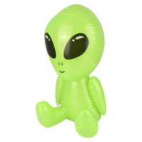 4 TOTAL 🛸 24" Assorted Colors Galactic Alien Inflatable Party Pool Blow Ups 👽