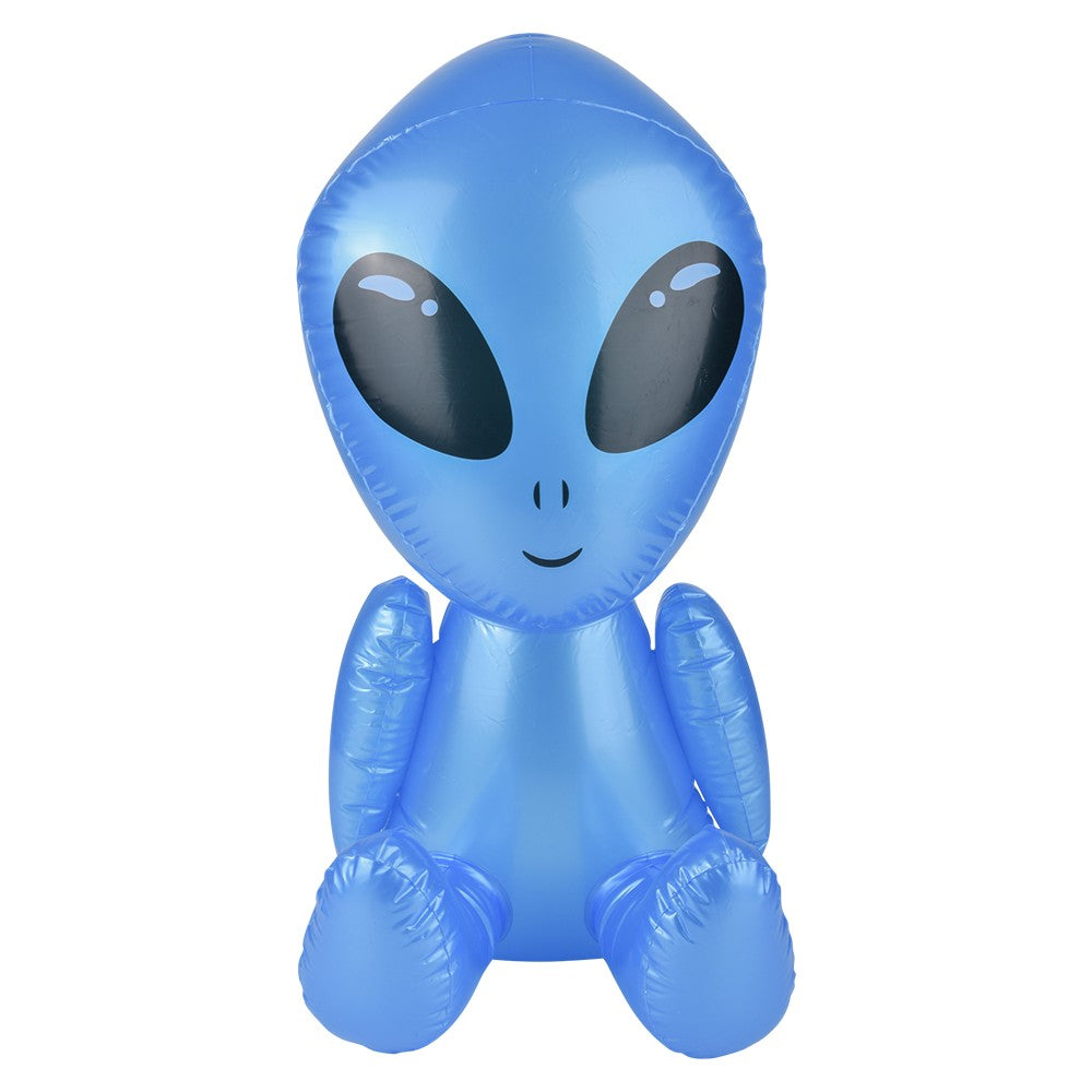 4 TOTAL 🛸 24" Assorted Colors Galactic Alien Inflatable Party Pool Blow Ups 👽
