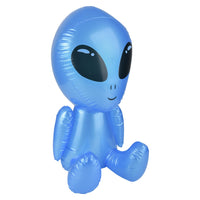 4 TOTAL 🛸 24" Assorted Colors Galactic Alien Inflatable Party Pool Blow Ups 👽