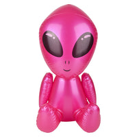 4 TOTAL 🛸 24" Assorted Colors Galactic Alien Inflatable Party Pool Blow Ups 👽