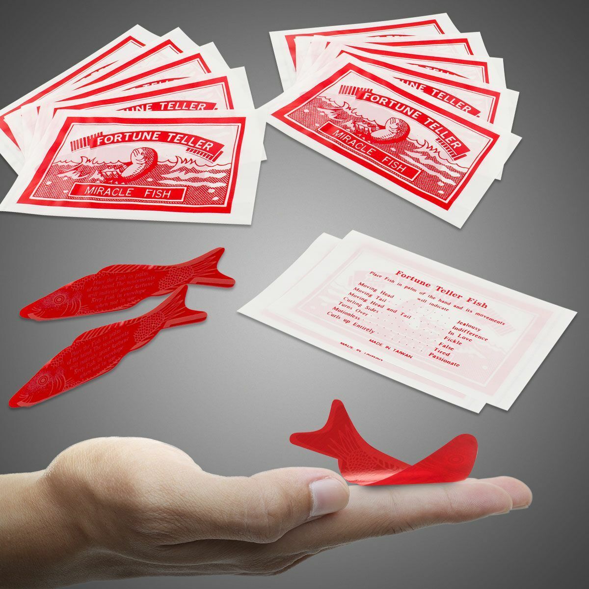 144 Fortune Teller Magic Miracle Fish Fortune Teller Fish Enveloppes individuelles