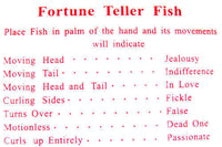 144 Fortune Teller Magic Miracle Fish Fortune Telling Fish Individual Envelopes