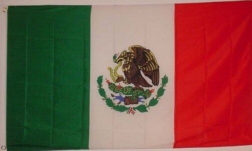 Bandera Mexicana de México 3 x 5 pies - Banderín