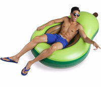 BigMouth Inc - Tubo inflable de balsa flotante para piscina con fruta de aguacate gigante