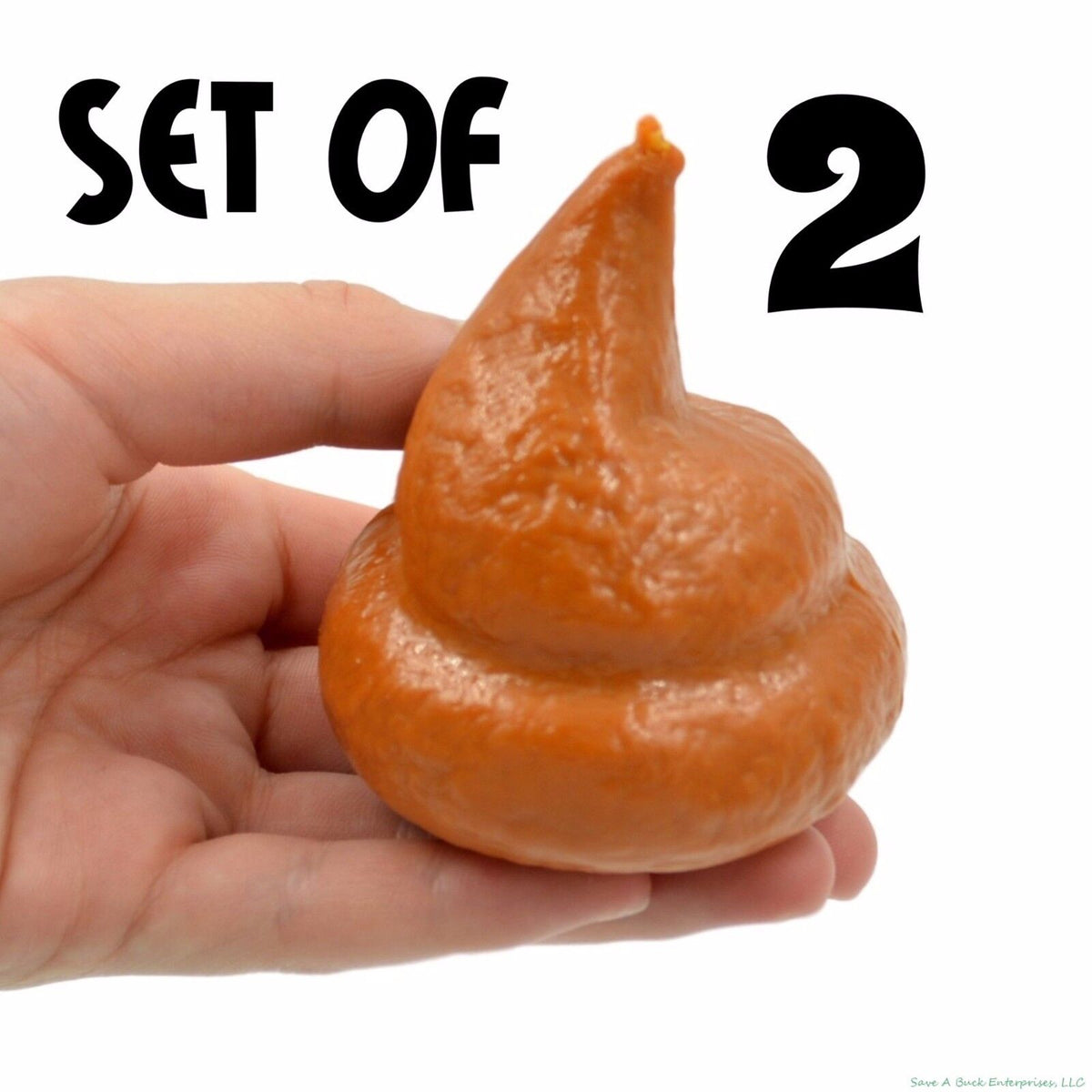 2 SQUEEZE Caca TURD CRAP CRAP - EXTENSIBLE SQUEEZE SOULAGEMENT DU STRESS PARTY GAG JOUET