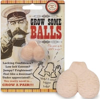 GROW SOME BALLS - Weiner Willy Joke for a Wussie! Funny Adult Gag Gift