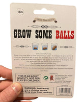 GROW SOME BALLS - Weiner Willy Joke for a Wussie! Funny Adult Gag Gift