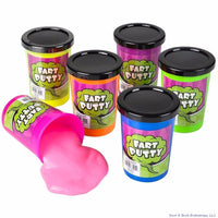 12 Fart Putty Slime Tub Noise Maker Party Favor Poop Novedad GaG Broma