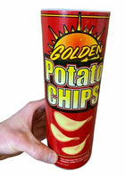 Potato Chips Snake Can Spring Pop - Fun Classic GaG Prank Joke Clown Party Toy