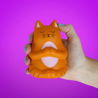 Meow-Ditation Cat Kitty Stress Fidget Toy Alivio del estrés grande ~ Regalo divertido