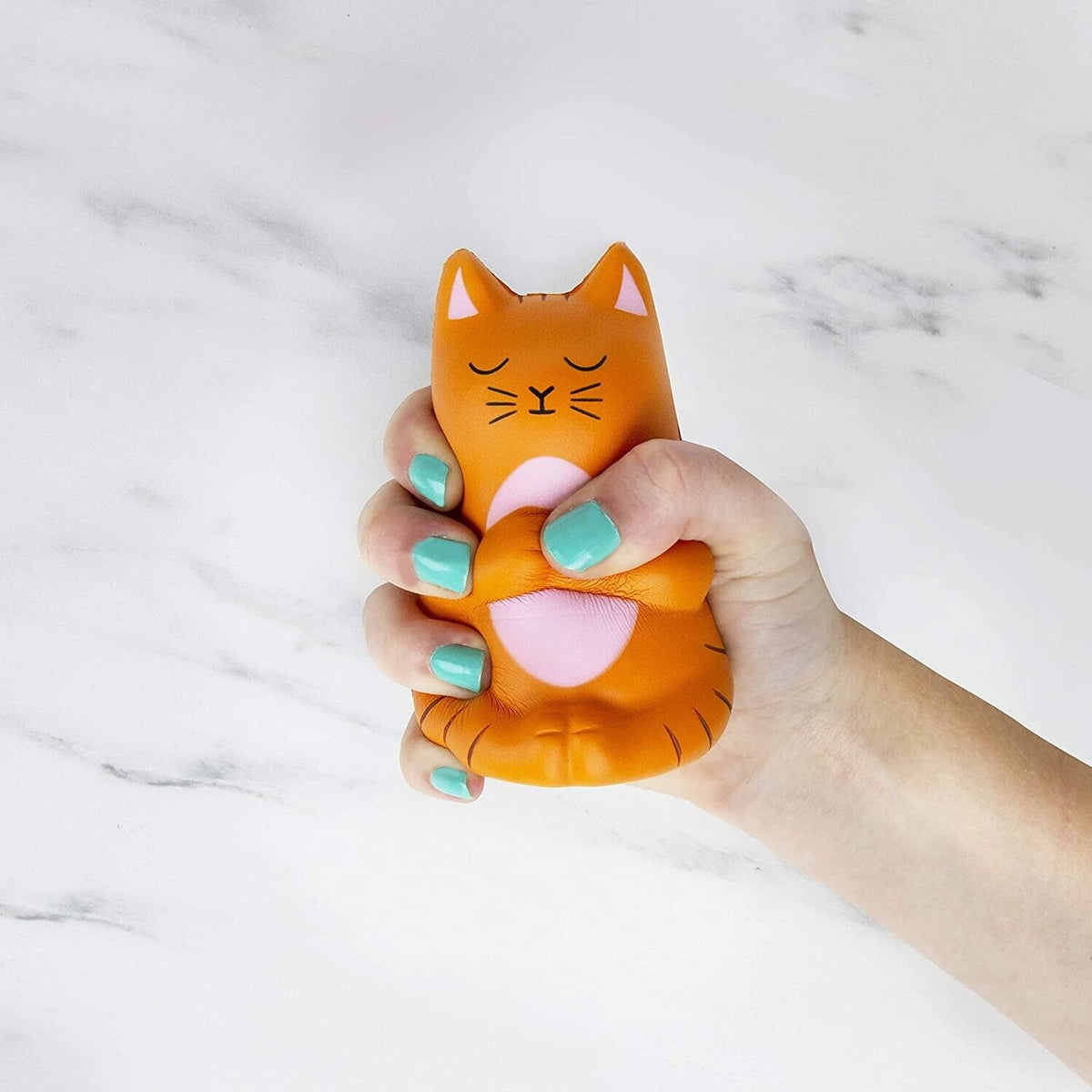 Meow-Ditation Cat Kitty Stress Fidget Toy Alivio del estrés grande ~ Regalo divertido