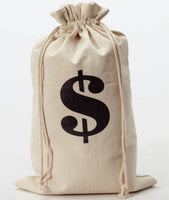 Bolsa de dinero de ladrón del Salvaje Oeste, bolsa de saco, accesorio de disfraz occidental de forajido