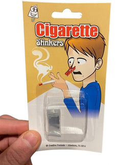 1 paquete de 5 cargas de cigarrillos con olor apestoso, broma novedosa, truco de fumar