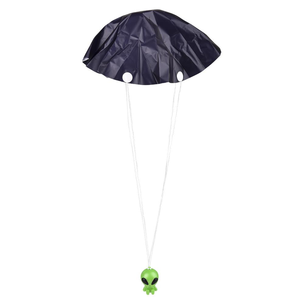 4 pièces-parachutiste extraterrestre vert galactique de 1.75 pouces-cadeaux de jouets pour enfants en parachute OVNI