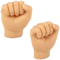 12 Tiny Hand Finger Trick Realista Marioneta Suave Mini GaG Rock Papel Tijera Juguete