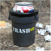 TRASH CAN - Garbage bin beer foam cooler - funny drinking party gag joke