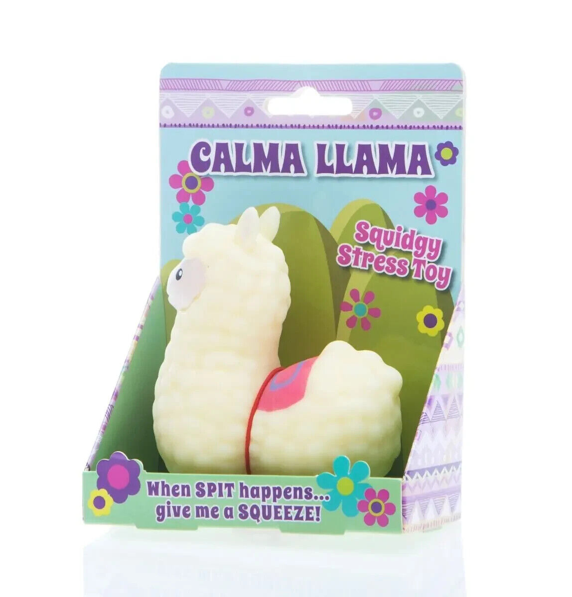 LAMA Squishy Fidget Stress Squish Toy ~ "Quand la broche se produit, serrez"