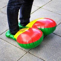INFLATABLE CLOWN SHOES - Pefect for clowing around in! Circus Costume Prop Gag