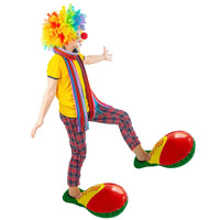 INFLATABLE CLOWN SHOES - Pefect for clowing around in! Circus Costume Prop Gag