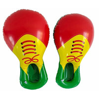 INFLATABLE CLOWN SHOES - Pefect for clowing around in! Circus Costume Prop Gag