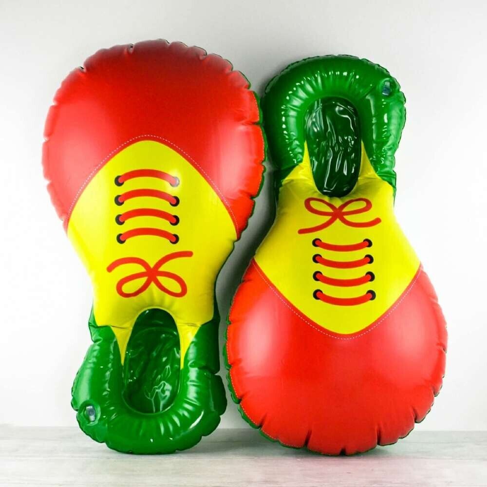 CHAUSSURES DE CLOWN GONFLABLES - Parfaites pour faire le clown ! Accessoire de costume de cirque Gag