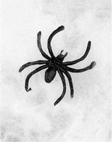 1 Bag of Stretchable Spider Web Webbing Cobweb Halloween Prop + 2 Fake Spiders