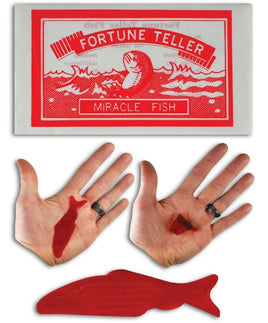 12 Poissons révélateurs de fortune - Miracle Teller Palm Reading - cadeaux de jouets de fête gag
