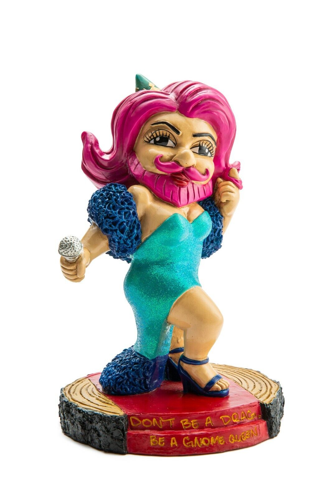 Diva Drag Queen Garden Gnome - Pride Outdoor Sculpture-Figurine-Statue Big Mouth